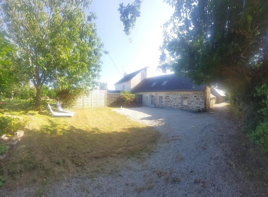 Penty Typique Kercab Dans Un Ancien Moulin Villa Plomodiern Kültér fotó